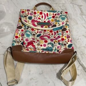 Lily Bloom Multicolor Floral Backpack